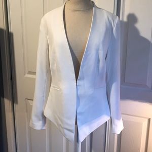 Sz 10 Jennifer Lopez cream blazer